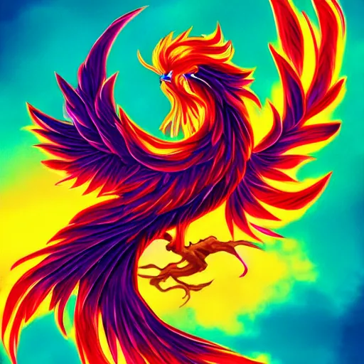 Image similar to kawaii phoenix portrait