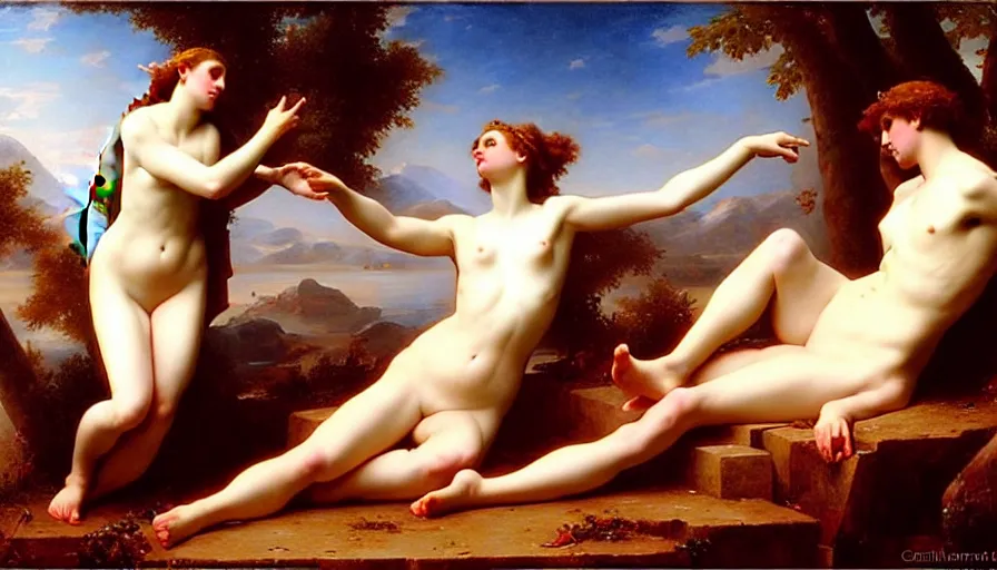 Image similar to the two complementary forces that make up all aspects and phenomena of life, by Guillaume Seignac