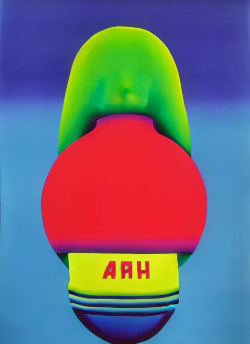 Image similar to grenade by shusei nagaoka, kaws, david rudnick, airbrush on canvas, pastell colours, cell shaded, 8 k