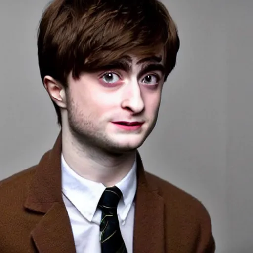 Image similar to photo of a person who looks like a mixture between daniel radcliffe and emma watson