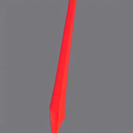 Prompt: simple art low poly neon dagger concept art, artstation hd