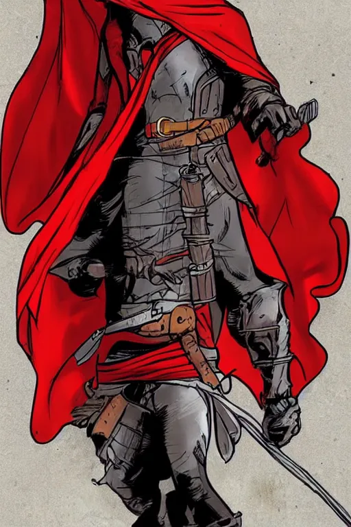 Image similar to medieval red hood