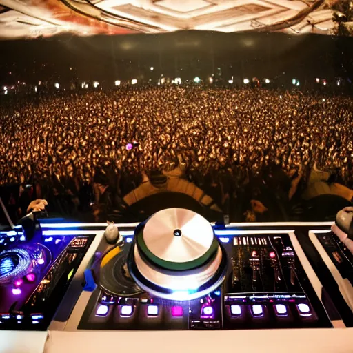 Image similar to halo on the dj decks