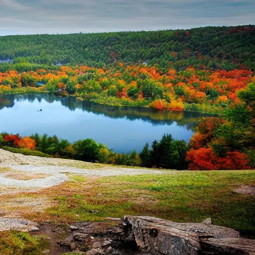 Image similar to if apple designed country, rhode island johnson pond aka lake