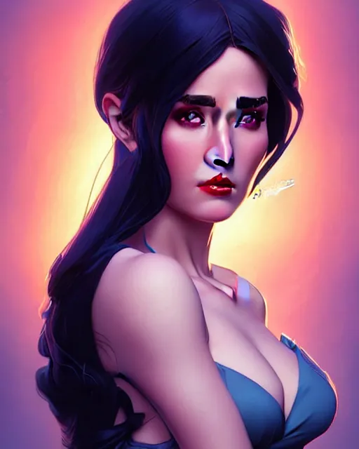 Image similar to a pin up and beautiful fashion charming dreamlke jennifer connelly, symmetrical face symmetrical eyes, character art, art by artgerm lau and wlop and and ilya kuvshinov and john singer sargent, joshua middleton comic art, frostbite 3 engine, cryengine