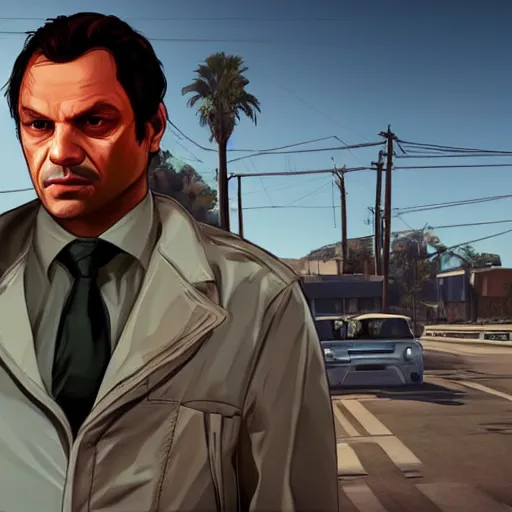 Image similar to leonardo as a gta v character