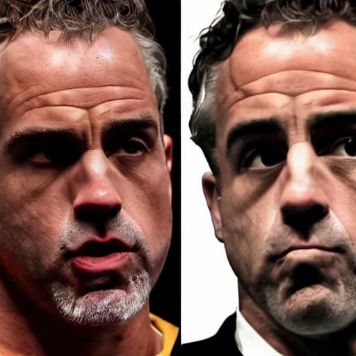 Image similar to Jordan Peterson and Joe Rogan kissing, photo, tabloid, photorealistic, 4k