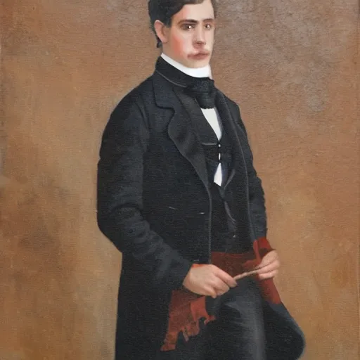 Prompt: painting of Connor mcregor, victorian style