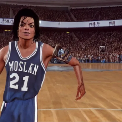 Image similar to michael jackson in nba 2 k 2 2