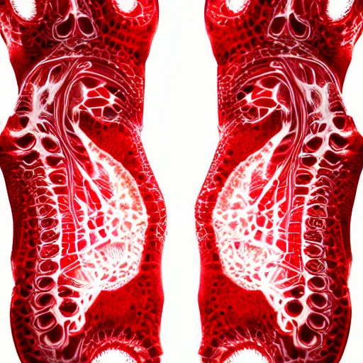 Image similar to red fractal foot