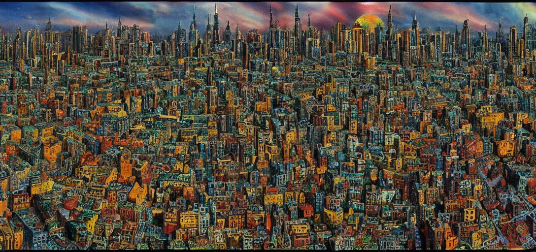 Image similar to very high resolution image from a new movie. a beautiful city landscape, alien invasion. 2 4 mm, photorealistic, photography, directed by mati klarwein