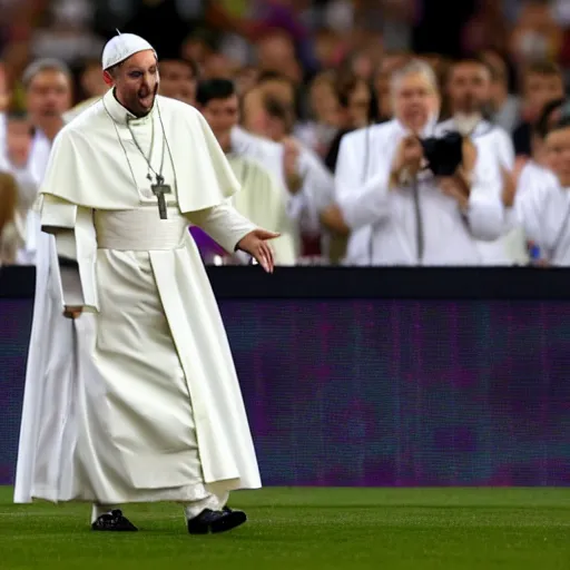 Prompt: Messi as the Catholic pope