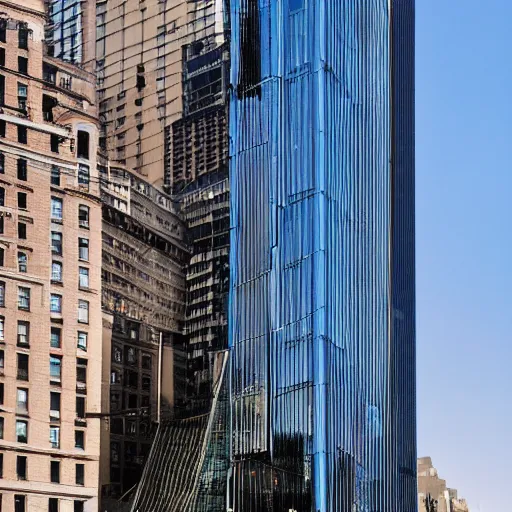 Image similar to the coolest building in new york, architecture