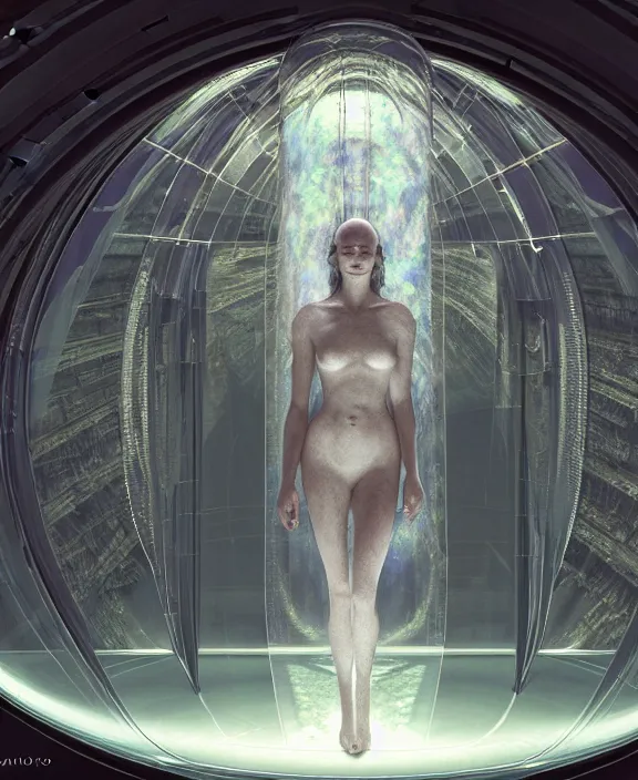 Prompt: cronovisor, transparent clear see - through image from inside the vatikan, aurora spaceship environment, ultra realistic, concept art, photorealistic, octane render, 8 k, unreal engine. art by gustave dore and nori inoguchi and sam kaplan and zachary goulko and christopher marley and artgerm and alphonse mucha