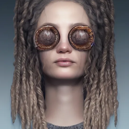Image similar to sausage with hair made of medusas, award winning creature portrait photography, extremely detailed, artstation, 8 k, sensual lighting, incredible art, wlop, artgerm