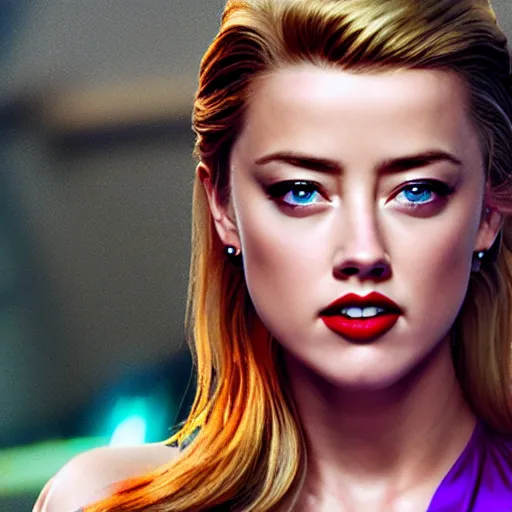 Image similar to amber heard as super mario, highly detailed, extremely high quality, hd, 4 k, 8 k, canon 3 0 0 mm, professional photographer, 4 0 mp, lifelike, top - rated, award winning, realistic, detailed lighting, detailed shadows, sharp, no blur, edited, corrected, trending