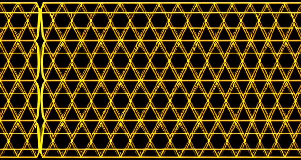 Prompt: ( ( logo ) ), no text, vector art, black background, illustrator, designed by tom geismar, graphic design, ( symmetrical ) geometry, adobe, golden art by - ratio