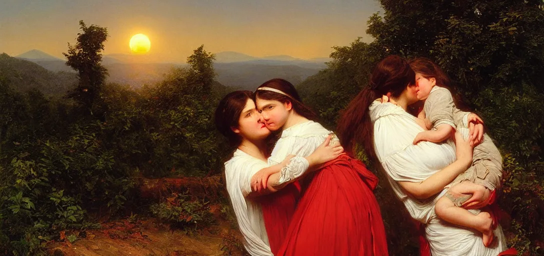 Image similar to A Mother\'s Love by Frederic Edwin Church