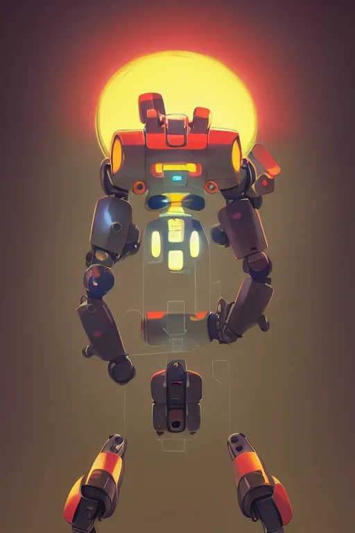 Image similar to metabots medabots medarotto medarot robot minimalist comics, behance hd by jesper ejsing, by rhads, makoto shinkai and lois van baarle, ilya kuvshinov, rossdraws global illumination ray tracing hdr radiating a glowing aura