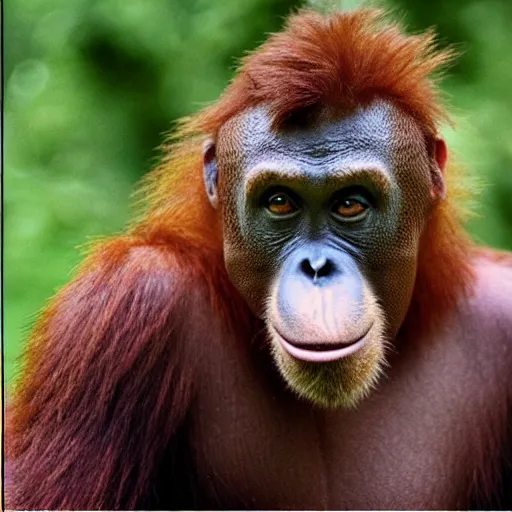 Image similar to “Jeremy Clarkson as an Orangutan”