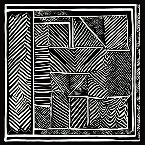 Image similar to zentangle glitchart