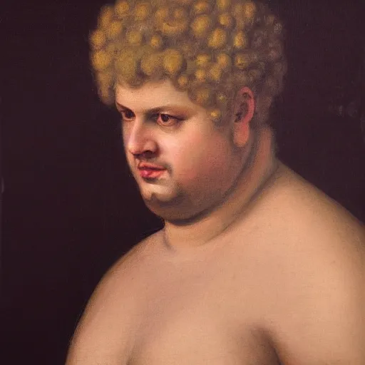 Image similar to A 17th century Baroque Painting of Emperor Nero, portrait of Emperor Nero, grainy, realistic, very realistic, hyperrealistic, highly detailed, very detailed, extremely detailed, very neat, very epic, very cool, detailed, trending on artstation