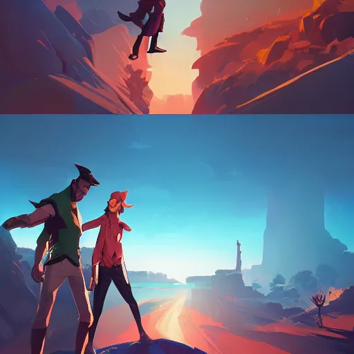 Image similar to hero world rockoa €™ s modern life, behance hd by jesper ejsing, by rhads, makoto shinkai and lois van baarle, ilya kuvshinov, rossdraws global illumination