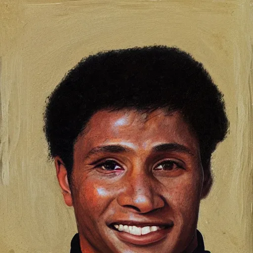 Image similar to portrait of eusebio, high detail, high resolution