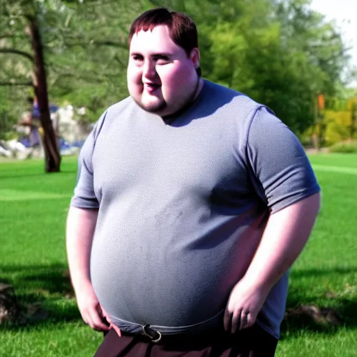 Image similar to a chubby man