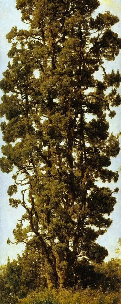 Image similar to atlas textures of trees, white background eugene von guerard, ivan shishkin, john singer sargent