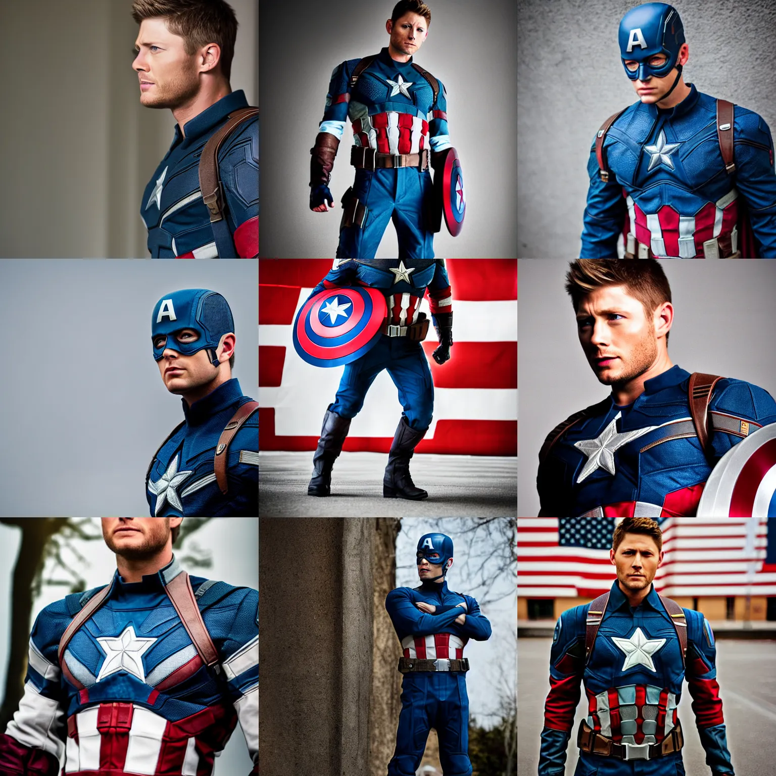 jensen ackles captain america