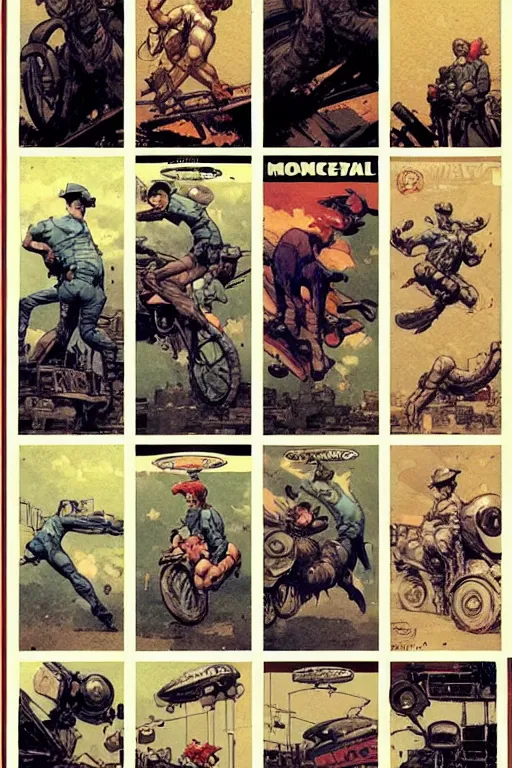 Prompt: comic book full page expermental panel layout ( ( ( ( ( 1 9 5 0 s retro future landscape art streamlined art deco borders lines decorations space. muted colors. ) ) ) ) ) by jean - baptiste monge!!!!!!!!!!!!!!!!!!!!!!!!!!!!!!