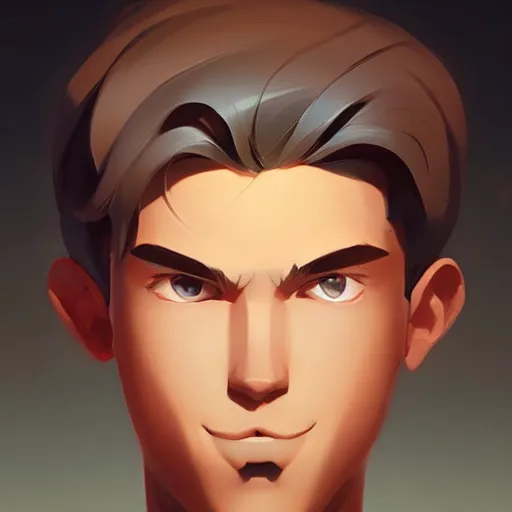 Image similar to face icon stylized minimalist boy wonder, loftis, cory behance hd by jesper ejsing, by rhads, makoto shinkai and lois van baarle, ilya kuvshinov, rossdraws global illumination