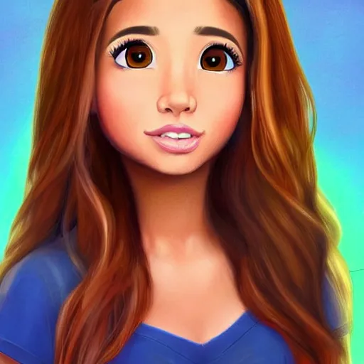 Prompt: Imane Anys, also known as Pokimane. Detailed perfect artbreeder face. Full body digital art. In the style of shrek (2001). trending on artstation