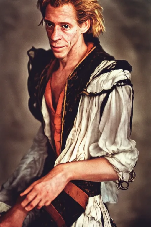 Image similar to Guybrush Threepwood, 35mm, f2.8, award-winning, candid portrait photo, taken by annie leibovitz