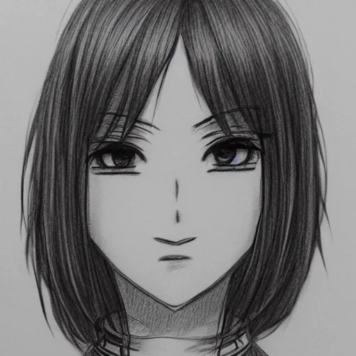 How to Draw a Manga Girl with Short Hair (Front View)