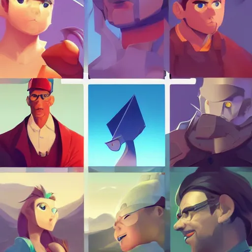 Image similar to face icon stylized minimalist nintendo 6 4, loftis, cory behance hd by jesper ejsing, by rhads, makoto shinkai and lois van baarle, ilya kuvshinov, rossdraws global illumination