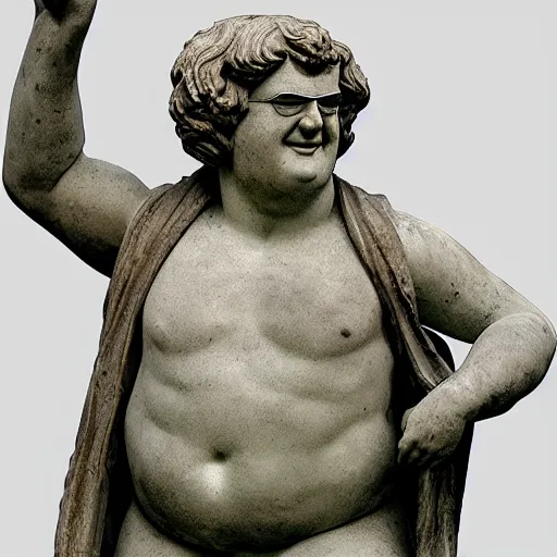 Image similar to roman statue of Peter Griffin