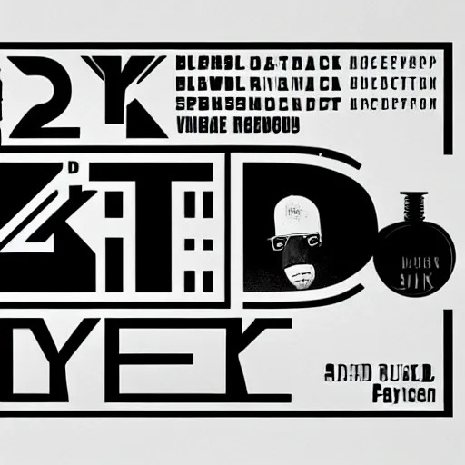 Image similar to black on white graphic design in style of david rudnick, eric hu, acid, y 2 k