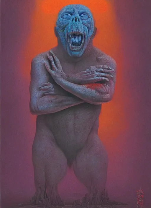 Image similar to alex jones by zdzislaw beksinski and lisa frank