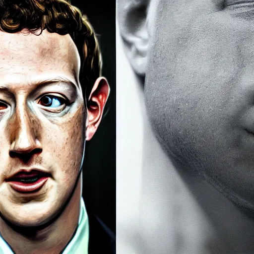 Image similar to mark zuckerberg as a lizard man, 4 k, realistic