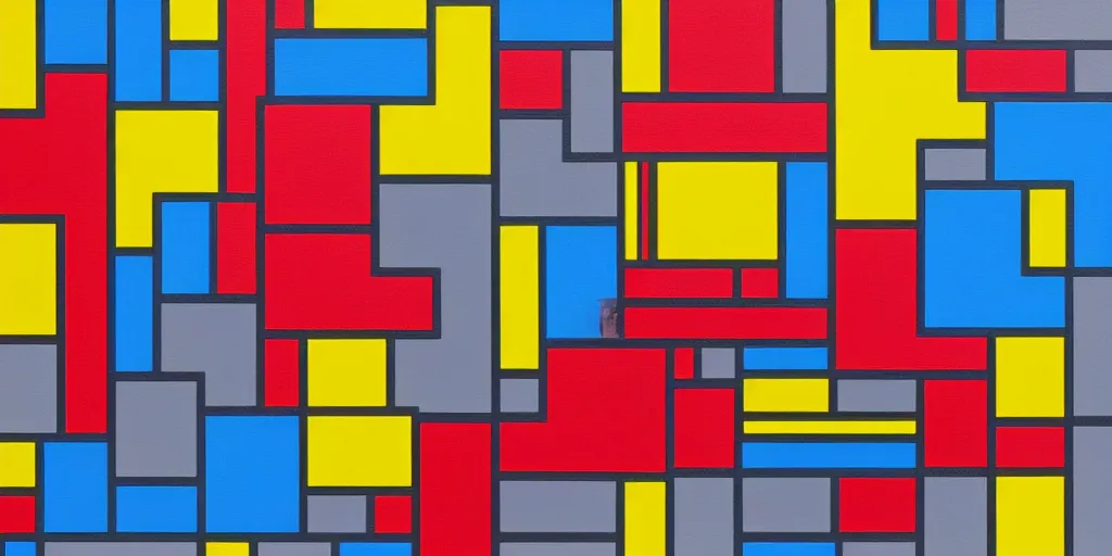 Prompt: full spectrum 3D blocks primary colors mondrian 4K