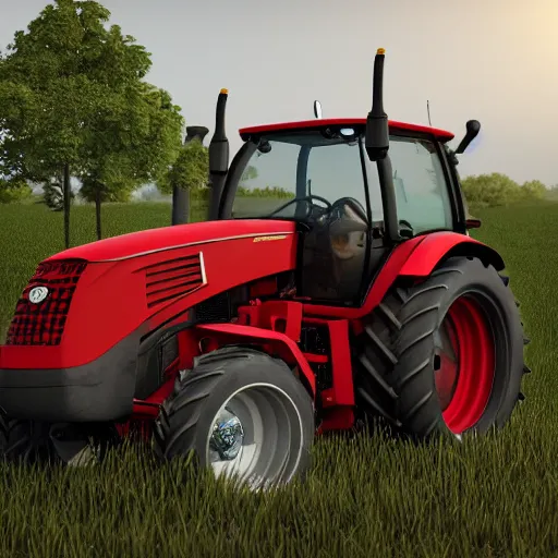 Image similar to farm tractors revolution, octane render, unreal engine 5, trending on artstation, high quality