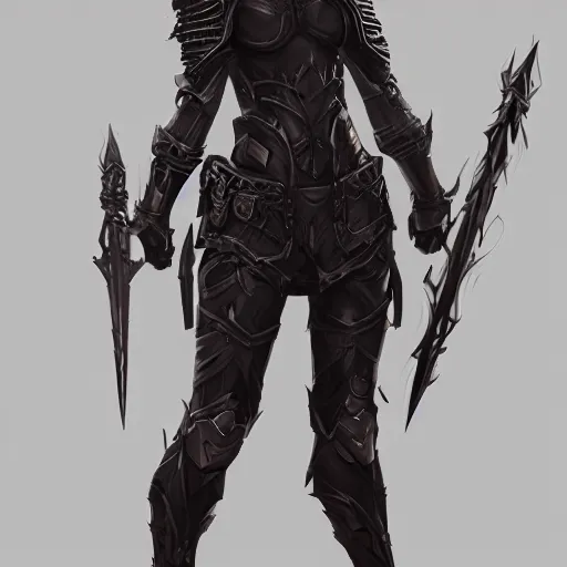 Image similar to a girl wearing a gothic armor, full body shot, highly detailed, digital painting, artstation, concept art, smooth, sharp focus, illustration