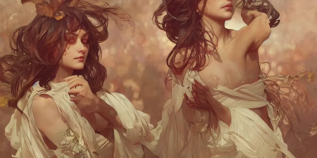 Image similar to realistic illustration, thanks, intricate, elegant, highly detailed, digital painting, artstation, concept art, smooth, sharp focus, illustration, art by artgerm and greg rutkowski and alphonse mucha