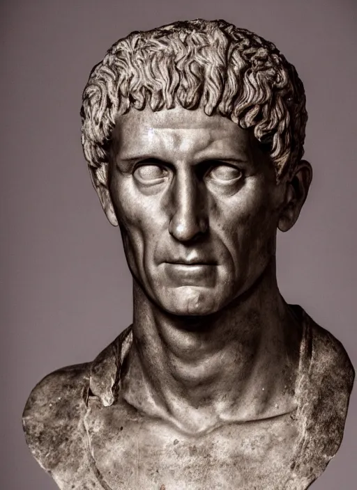 Image similar to a full portrait photo of julius caesar, f / 2 2, 3 5 mm, 2 7 0 0 k, lighting, perfect faces, award winning photography.