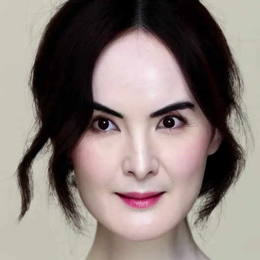 Image similar to face of Chinese Michelle Dockery