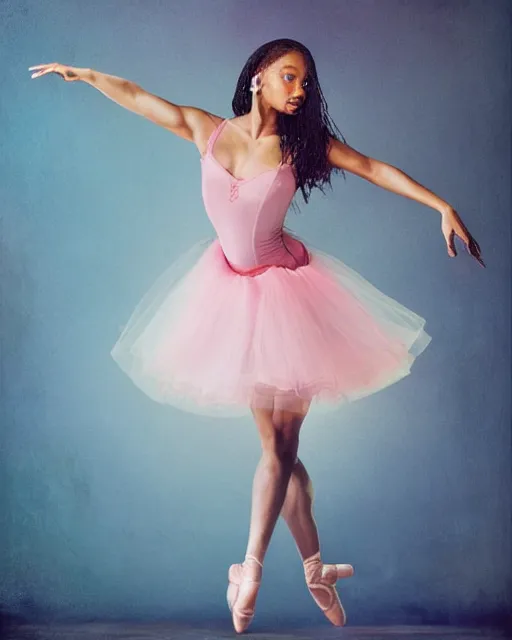 Image similar to will smith wearing a pink ballerina dress, dramatic lighting, digital art, artgerm, restoration, candid portrait by annie leibowitz