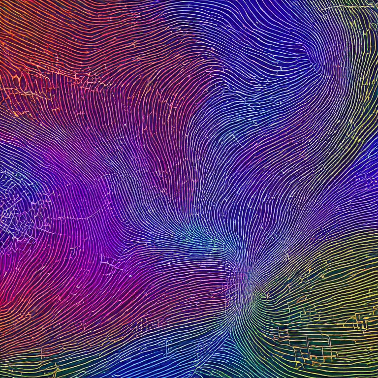 Prompt: Abstract visualisation of Edvard Grieg's music