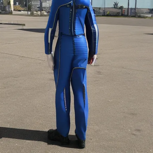 Prompt: a futuristic suit